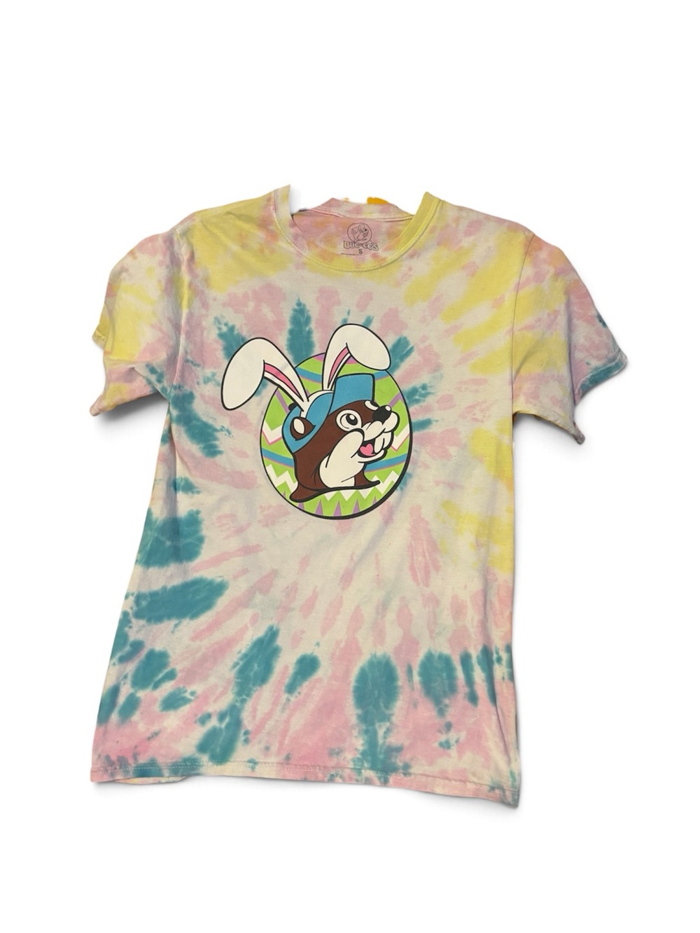 Kids Pastel Tie-Dye Bunny Graphic Tee